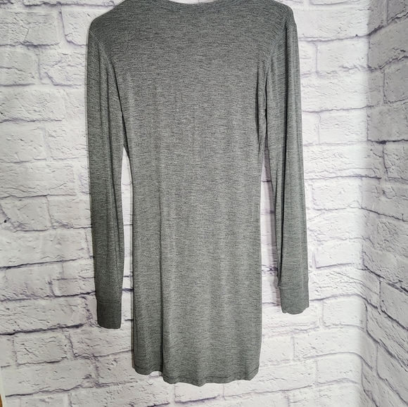 SKIMS Dresses | Womens Sleep Henley Dress Heather Grey/ SMALL/NWT - Picture 8 of 15